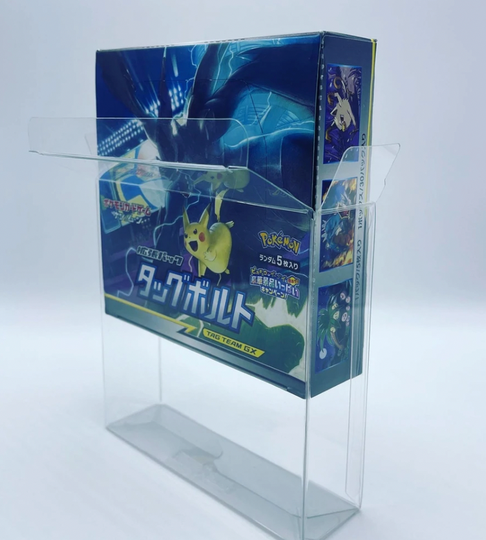 POKEMON TCG Japanese Expansion Set Box Protectors (50mm thick, UV & Scratch Resistant) 5.5h X 5.5w X 1.5d on The Protector Guide App by Display Geek