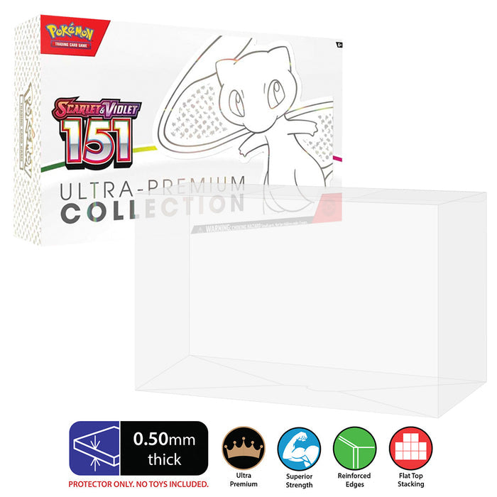 Protector for POKEMON TCG Scarlet & Violet 151 Ultra-Premium Collection Box Protectors (0.50mm thick)