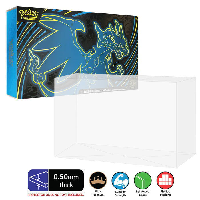 Pop Protector for Pokemon TCG Mega Charizard X ex Ultra-Premium Collection Box