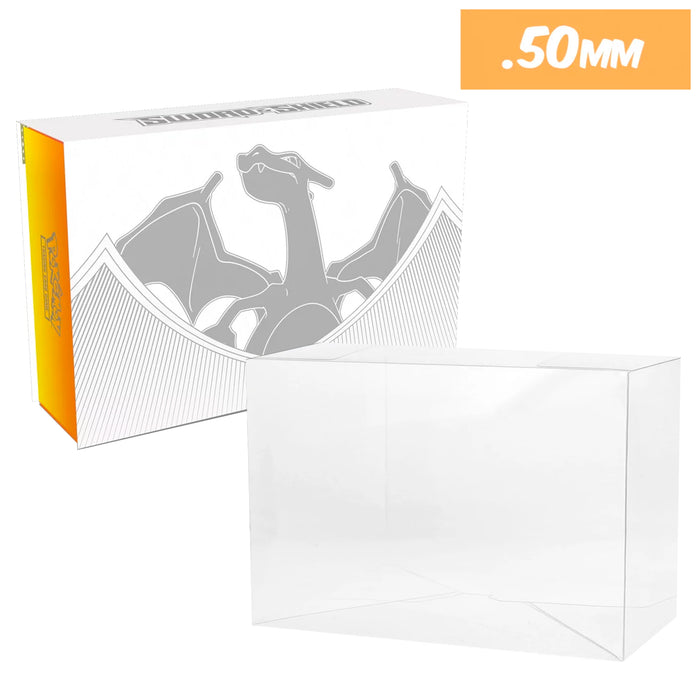 POKEMON TCG Sword & Shield Ultra-Premium Charizard Box Protectors (50mm thick) 8.25h X 12.5w X 3.5d on The Protector Guide App by Display Geek