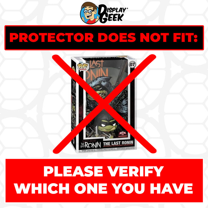 Does not fit Standard Funko Pop Comic Covers like Marvel