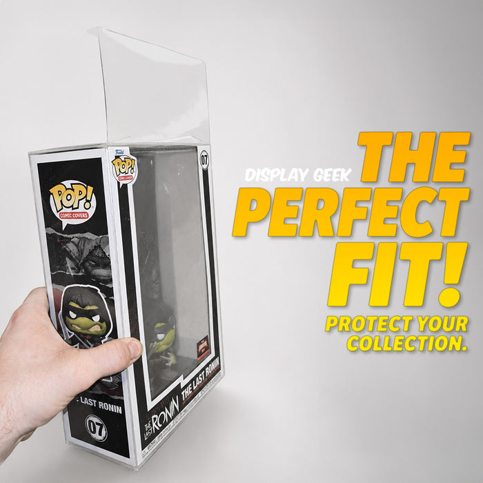 Display Geek Pop Comic Covers Protectors are the perfect fit! Protect your funko pop collection.
