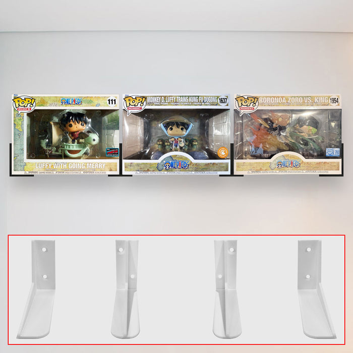 3D Floating Pop Shelf for Pop Moment Size Funko Pop Boxes (Shelf Size: 3in high x 6in deep)