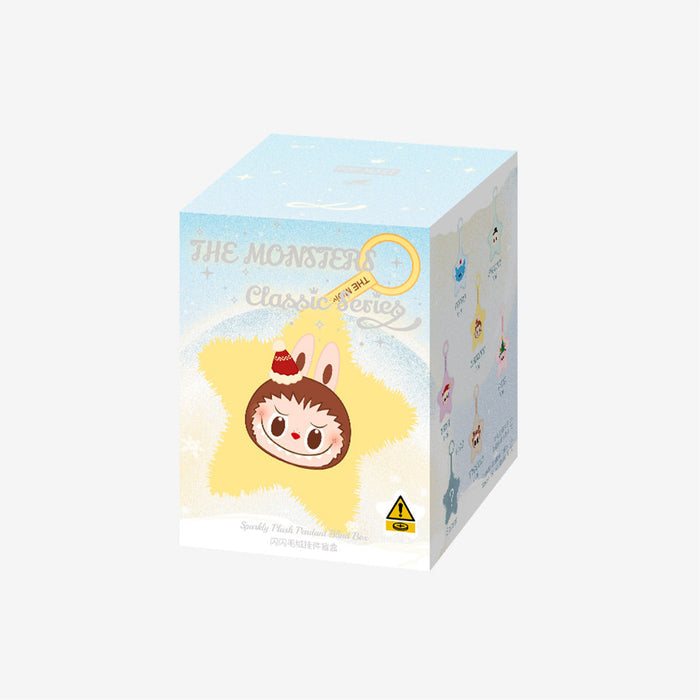 POPMART Classic Series-Sparkly Plush Pendant Blind Box Labubu