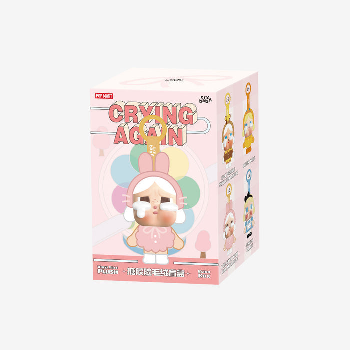 POPMART CRYBABY Crying Again Series - Vinyl Face Plush Blind Box