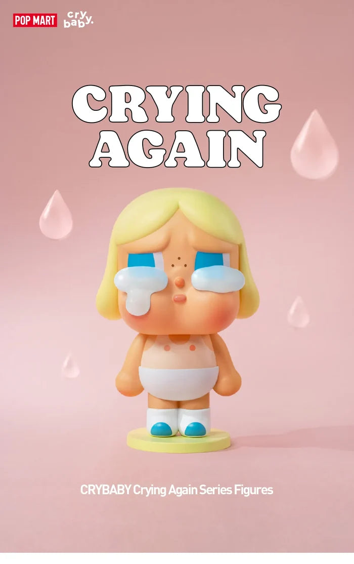 POPMART CRYBABY Crying Again Series Figures Blind Box
