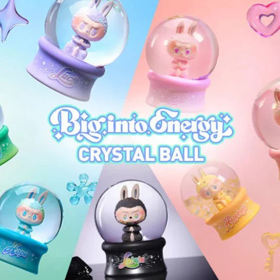 POPMART Labubu Big into Energy Series Crystal Ball Series Figures (SEALED)