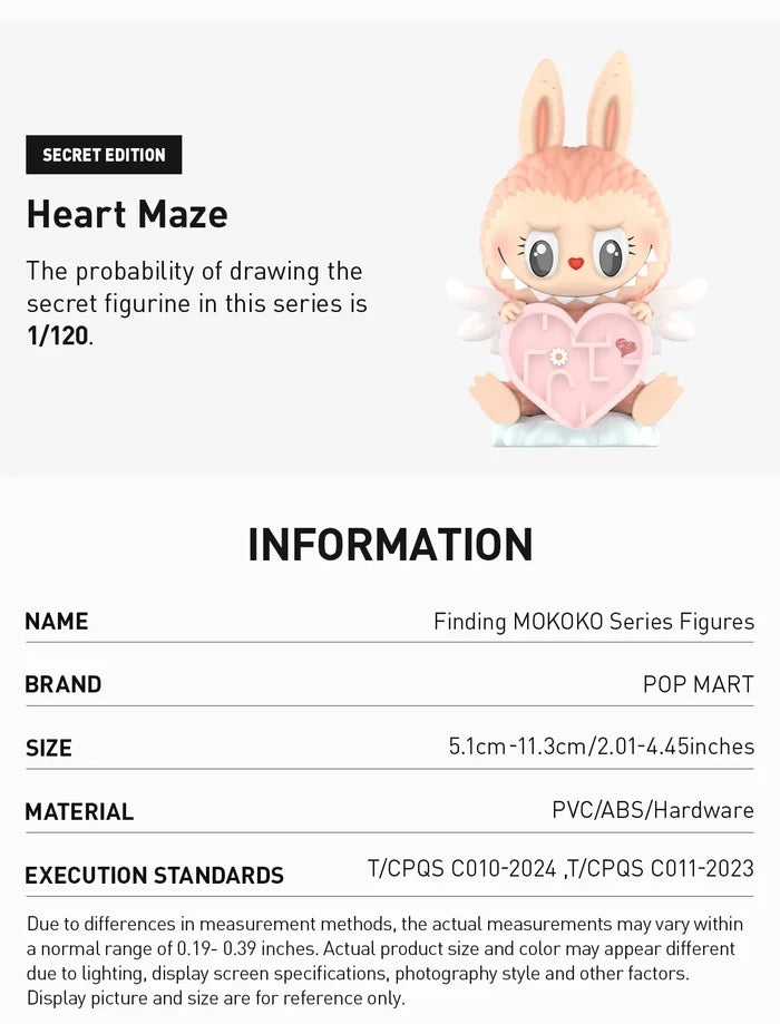 POPMART Labubu Finding MOKOKO Series Figures