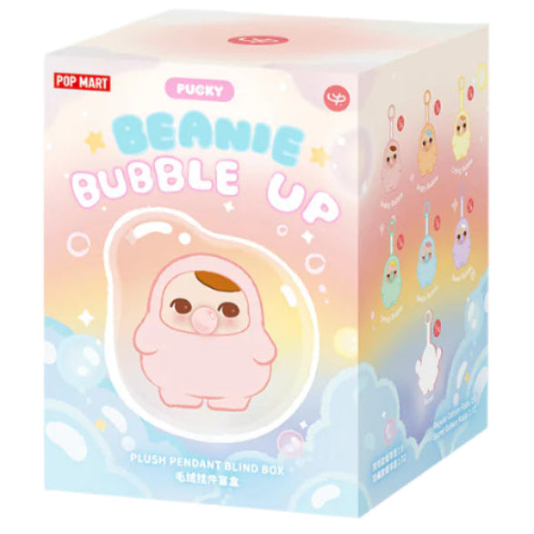 POPMART PUCKY BEANIE BUBBLE UP SERIES-Plush Pendant Blind Box (SEALED)