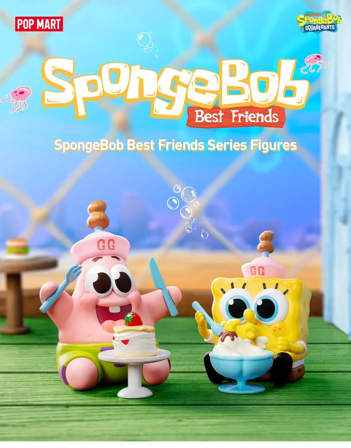 POPMART SpongeBob Best Friends Series Figures Blind Box