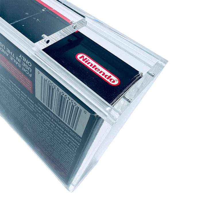 Acrylic Case for SNES, N64, ATARI JAGUAR Video Game Box 4mm thick, UV & Slide Bottom 5h x 7w x 1.25d on The Pop Protector Guide by Display Geek
