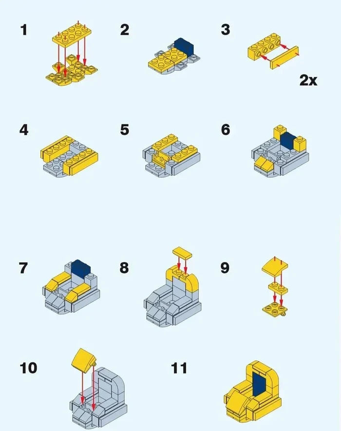Professor (Marvel X-Men 97) - Custom Building Blocks Mini Figures Compatible with Brick Building System