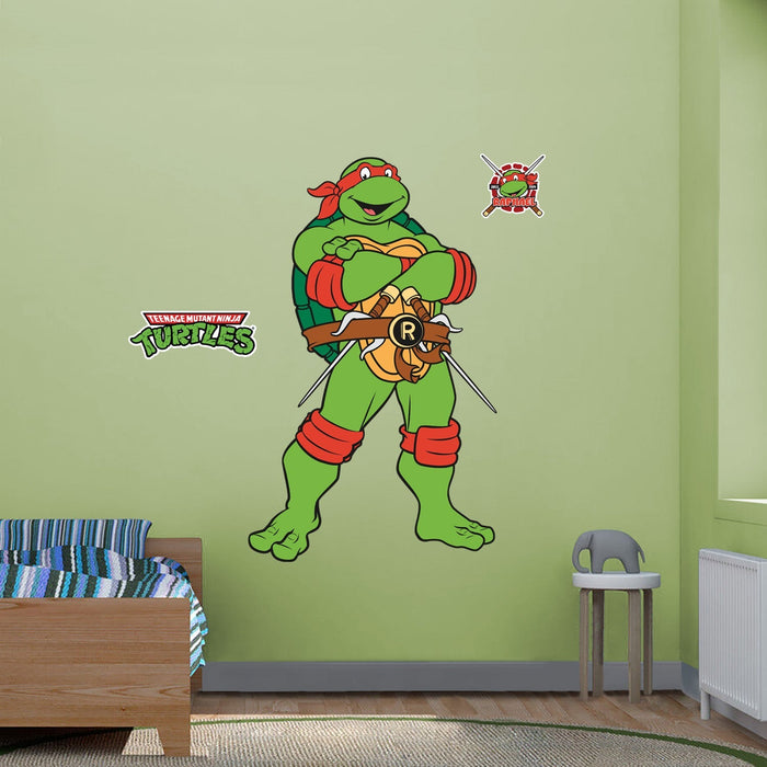 Raphael - Teenage Mutant Ninja Turtles - RealBig Classic Collection - Official Nickelodeon - Reusable Vinyl Wall Decals