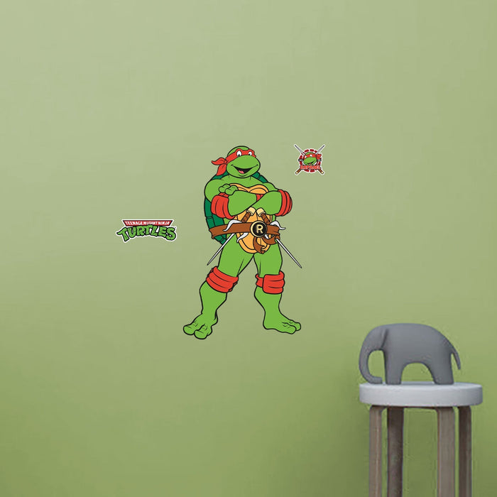 Raphael - Teenage Mutant Ninja Turtles - RealBig Classic Collection - Official Nickelodeon - Reusable Vinyl Wall Decals