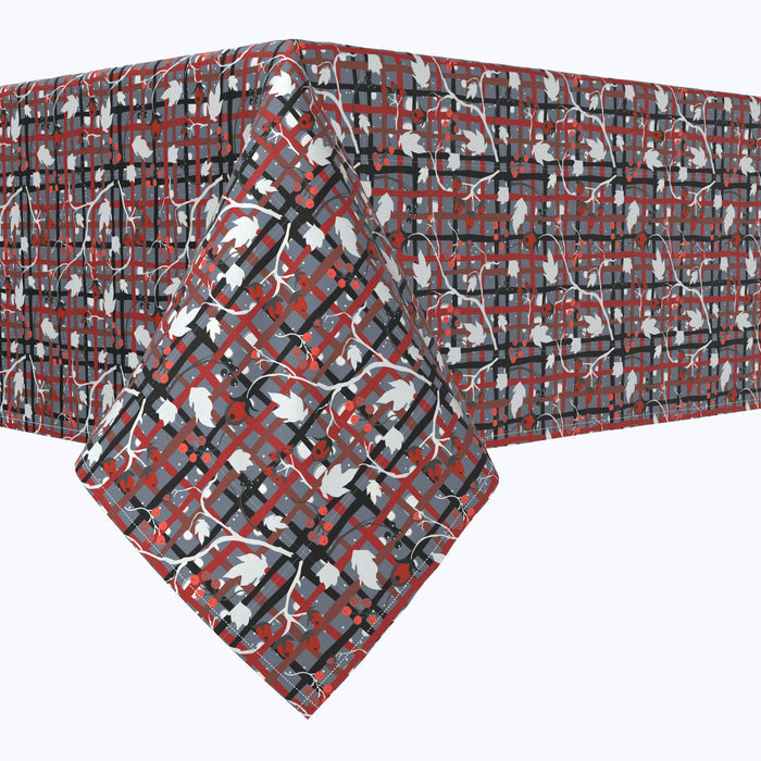 Red Beautiful Berry Weave Squares