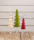 Retro Christmas Layered Bottlebrush Trees