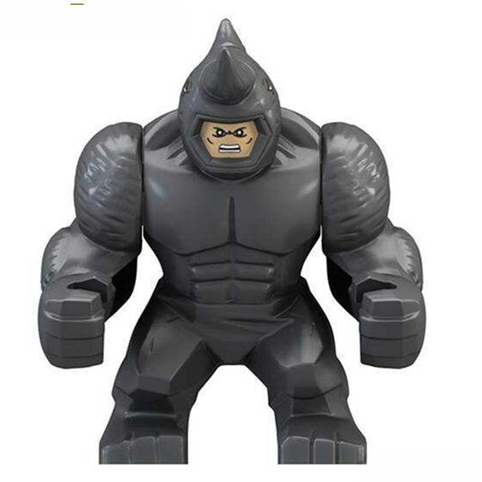 Rhino Big Figure (Marvel Spider-Man) - Custom Building Blocks Mini Figures Compatible with Brick Building System