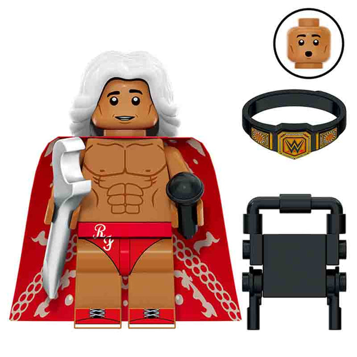 Ric Flair (WWE) - Custom Building Blocks Mini Figures Compatible with Brick Building System