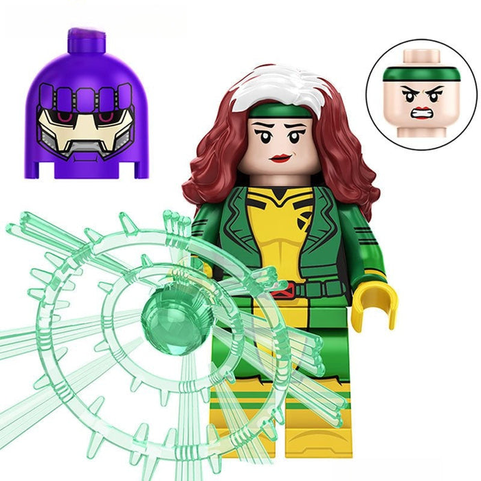Rogue S2 (Marvel X-Men 97) - Custom Building Blocks Mini Figures Compatible with Brick Building System