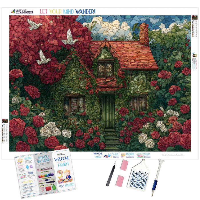 Rose Garden Retreat - Product Mockup 1
