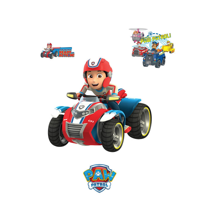 Ryder - Paw Patrol - RealBig Vehicle Collection - Official Nickelodeon - Reusable Vinyl Wall Decals