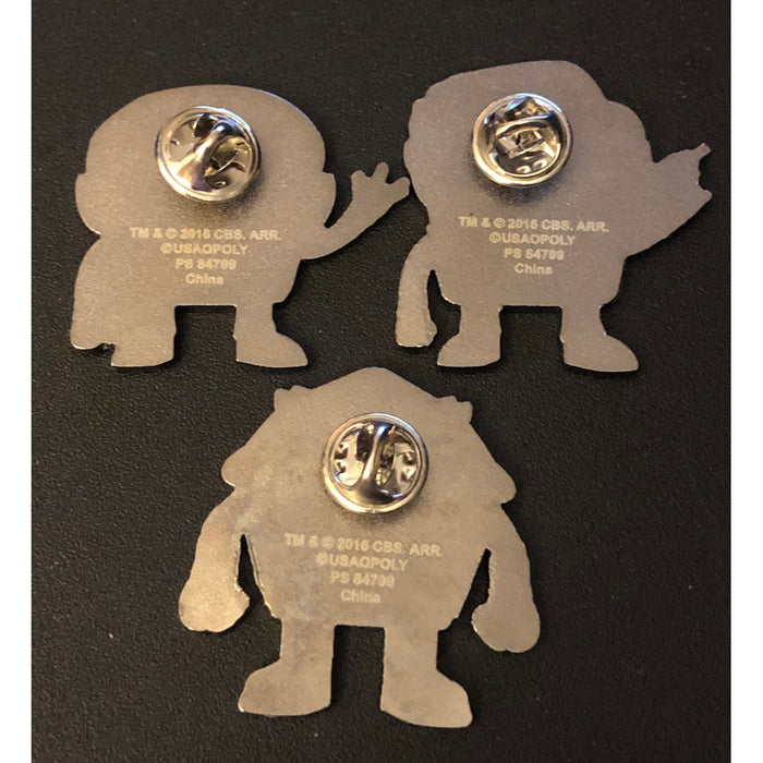 San Diego Comic Con 2016 Star Trek FunEdibles Pin Set of 3