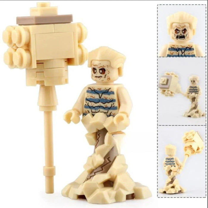 Sandman (Marvel Spider-Man) - Custom Building Blocks Mini Figures Compatible with Brick Building System