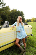 Scout Mini Skirt - Sky Blue