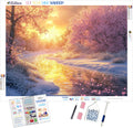 Serene Landscape With Melting Snow