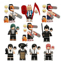 Set of 10 (Chainsaw Man) - Custom Building Blocks Mini Figures Compatible with Brick Building System