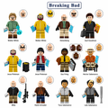Set of 12 (Breaking Bad) - Custom Building Blocks Mini Figures Compatible with Brick Building System