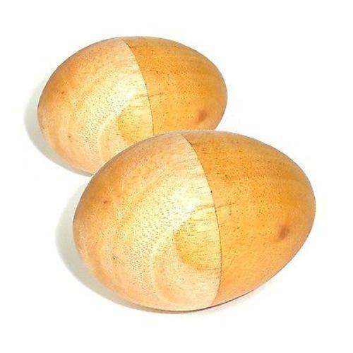 Set of 2 Wood Egg Shaker - J044 - TheHomeToGo