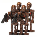 Set of 4 - Commando Battle Droids (Star Wars) - Custom Building Blocks Mini Figures Compatible with Brick Building System