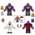 Set of 4 - Thanos Kingpin (Marvel) - Custom Building Blocks Mini Figures Compatible with Brick Building System