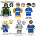 Set of 6 (Marvel Fantastic Four) - Custom Building Blocks Mini Figures Compatible with Brick Building System