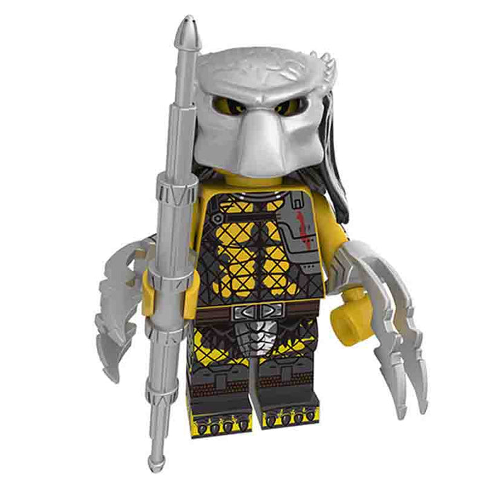 Set of 6 (The Predator) - Custom Building Blocks Mini Figures Compatible with Brick Building System