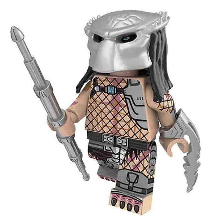 Set of 6 (The Predator) - Custom Building Blocks Mini Figures Compatible with Brick Building System