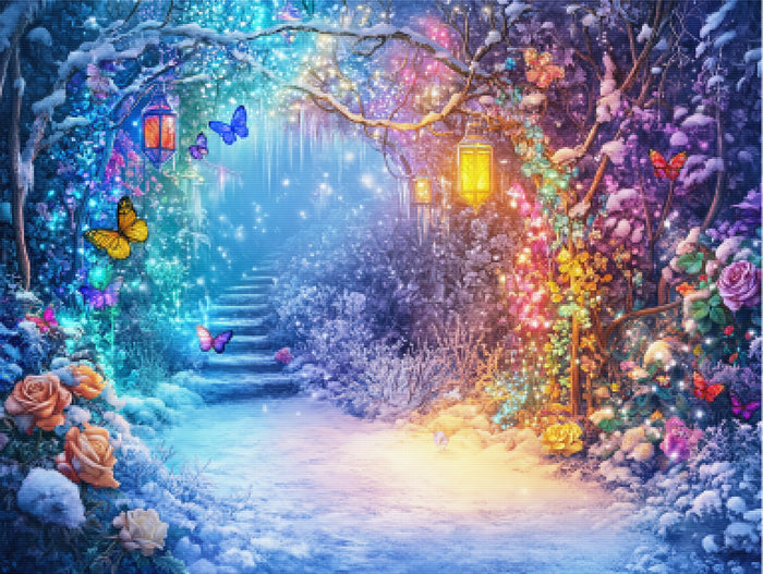 Snow to Rainbow Garden