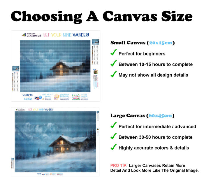 Snowfall Over The Chalet - Product Mockup 3