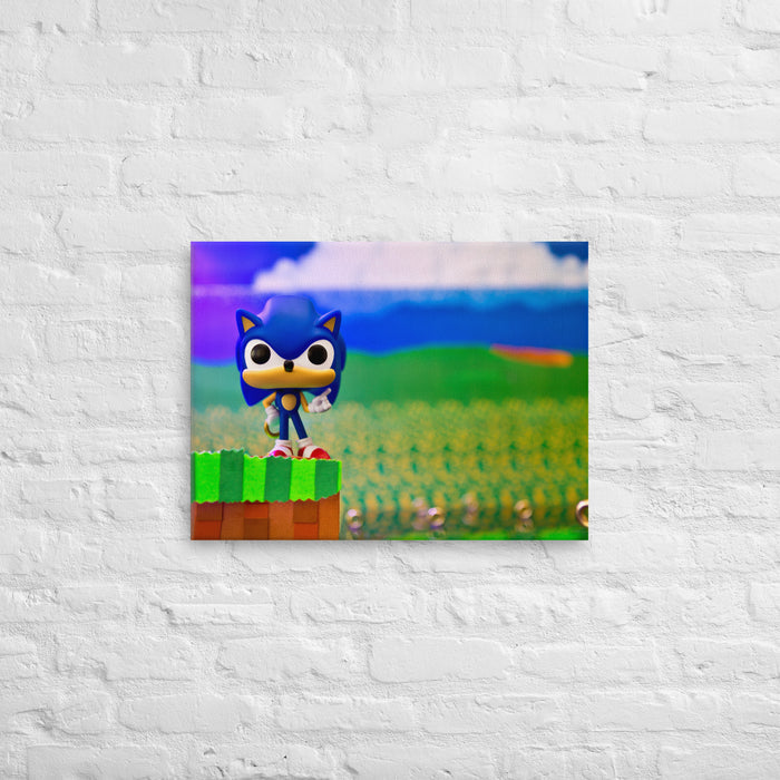 Sonic Funko Pop Photography Giant Canvas by UrbanRoxStarr