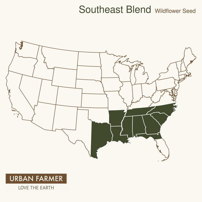 Southeast Blend growing region map