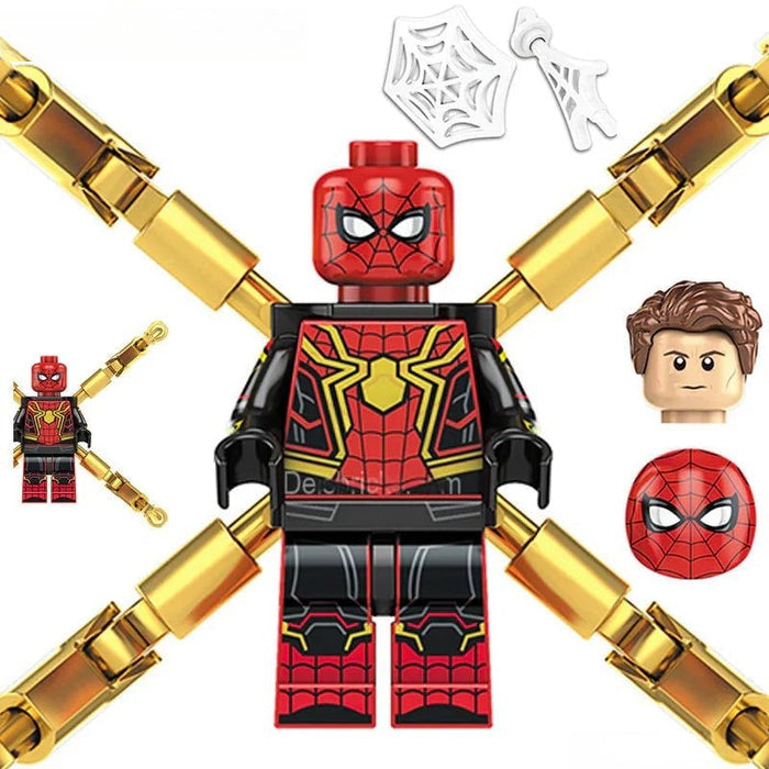 Spider-Man with Nano Suit & Claws (Marvel Spider-Man) - Custom Building Blocks Mini Figures Compatible with Brick Building System