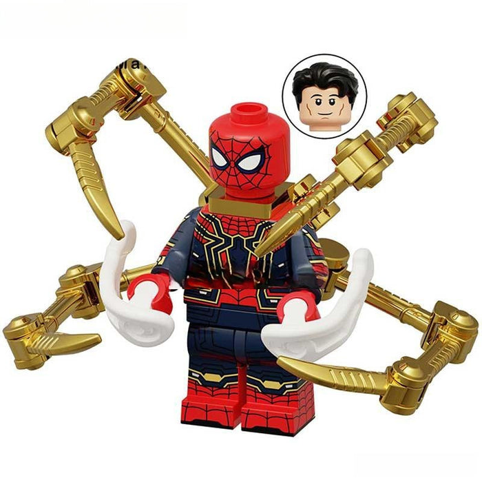 Spider-Man with Nano Suit & Claws (Marvel Spider-Man) - Custom Building Blocks Mini Figures Compatible with Brick Building System
