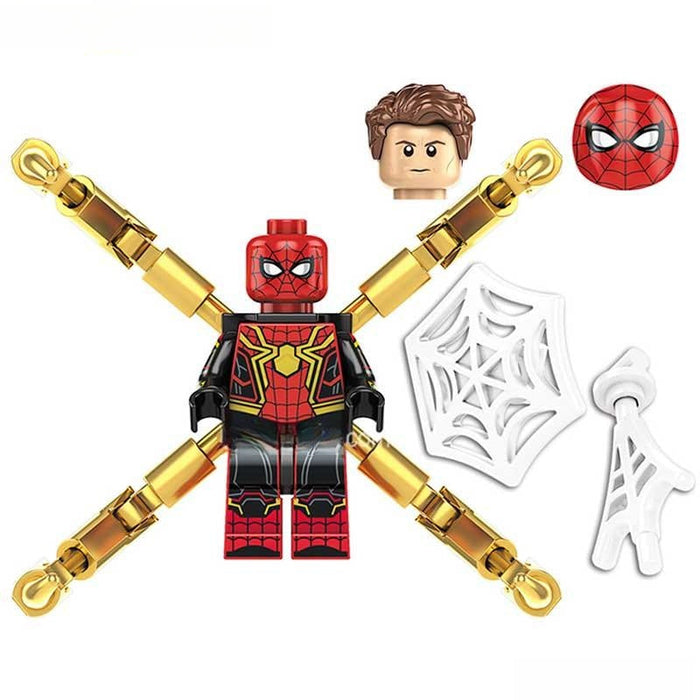 Spider-Man with Nano Suit & Claws (Marvel Spider-Man) - Custom Building Blocks Mini Figures Compatible with Brick Building System