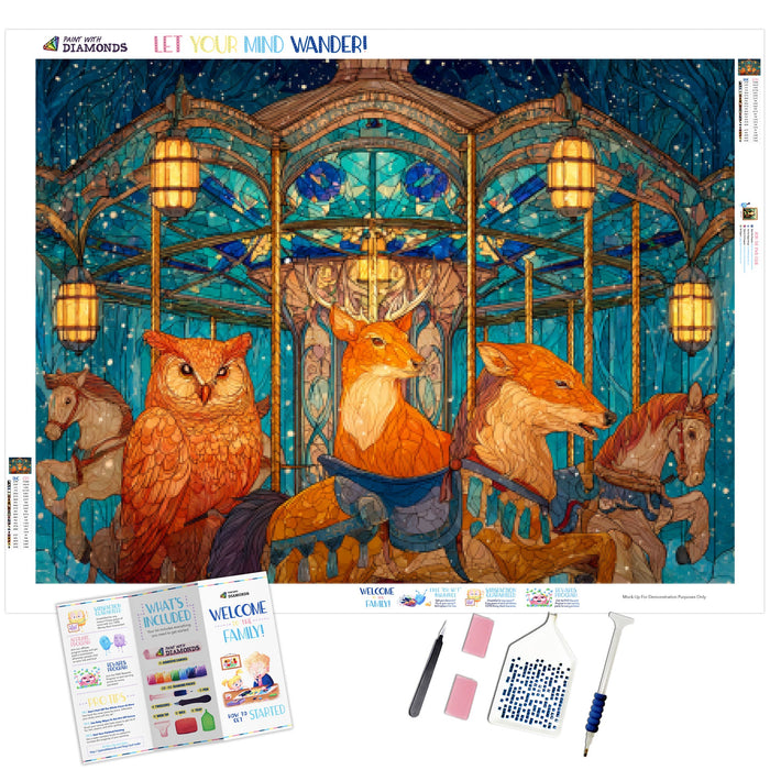 Stained Glass Carousel - Product Mockup 1