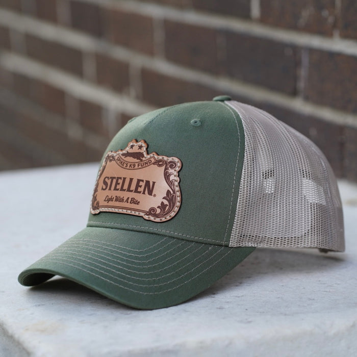 “Stellen” Trucker Hat w/ Leather Patch