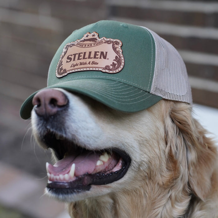 “Stellen” Trucker Hat w/ Leather Patch