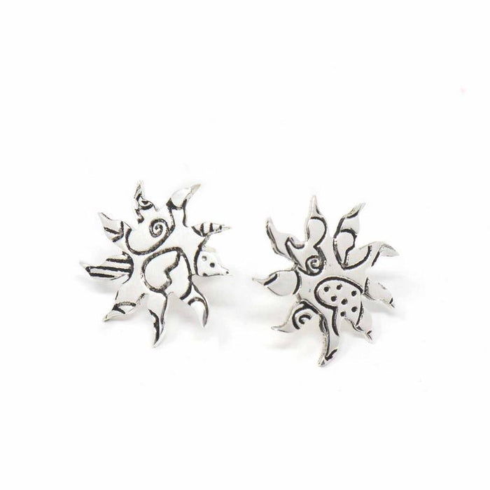 Stud Earrings, Sunburst - TheHomeToGo