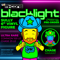 display geek toys mi-cons eccc sully black light blacklight neon toy with chase