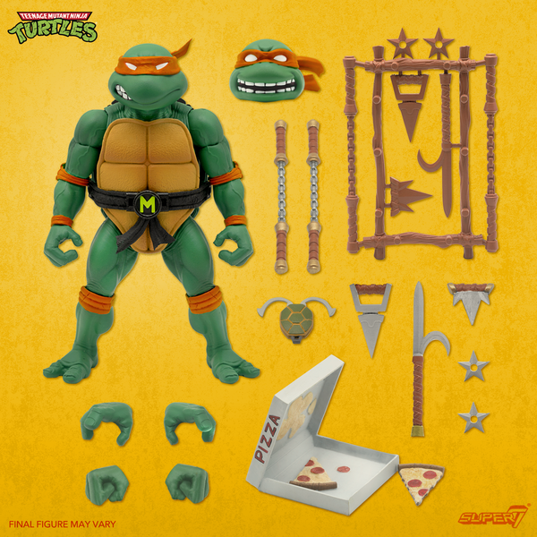 Super7 TMNT Michelangelo Ultimates 7 inch Wave 3 UNOPENED